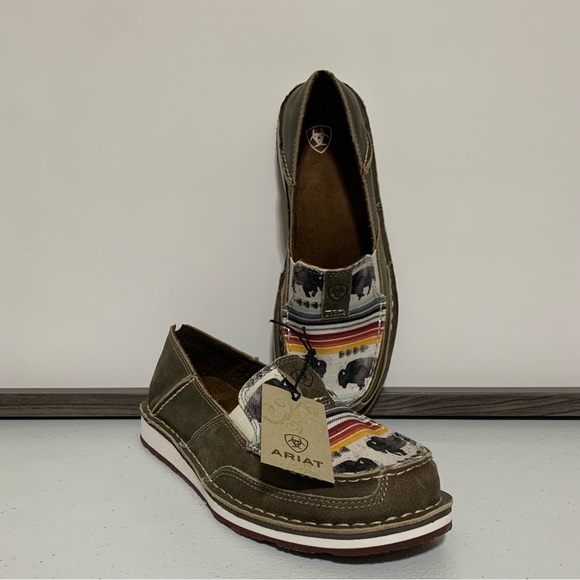 Ariat® Cruiser Buffalo Print Loafers-Size 8 New - Picture 5 of 14